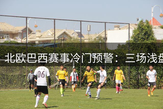 北欧巴西赛事冷门预警：三场浅盘赛事需谨慎投注
